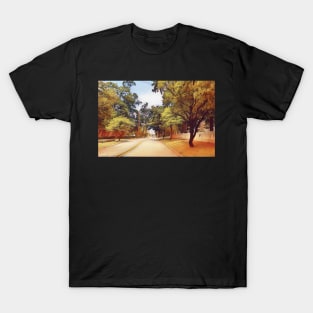 Small town street in paint T-Shirt